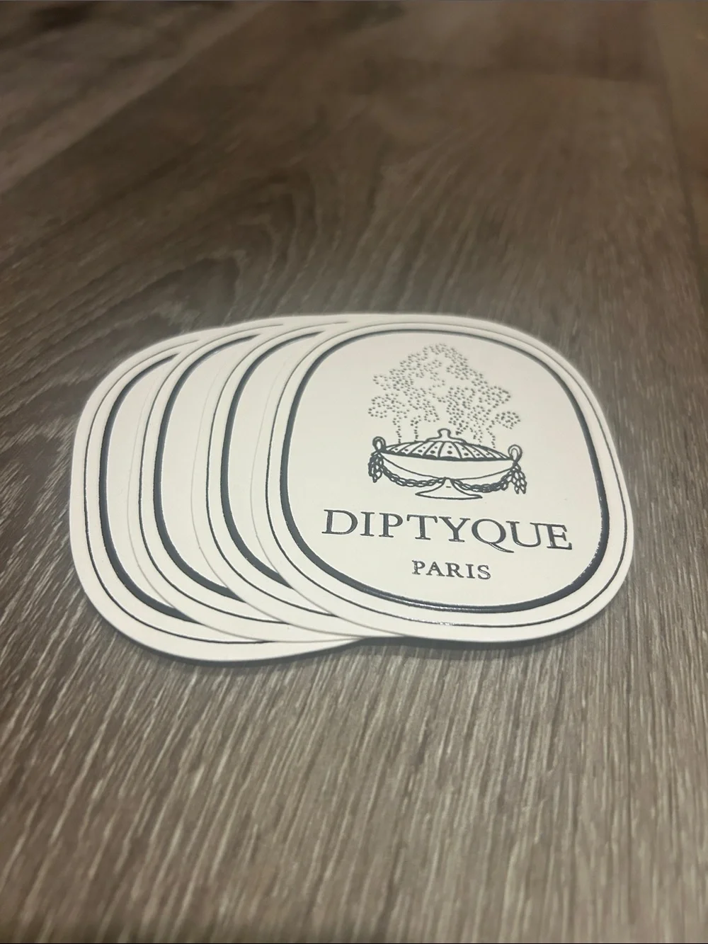 Diptyque 4-Small Notecards, Gift Tags & More / Authentic / New Never Used
